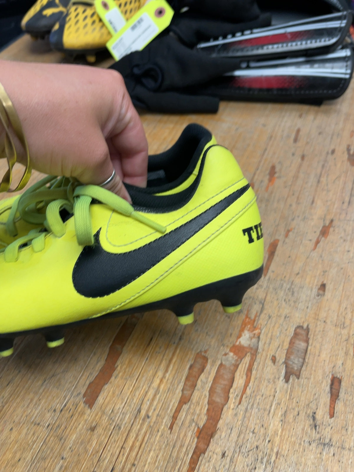 Nike Tiempo Size 2 Soccer Cleats