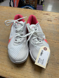 Nike Vapor Pro Size 9 White/Pink Court Shoes
