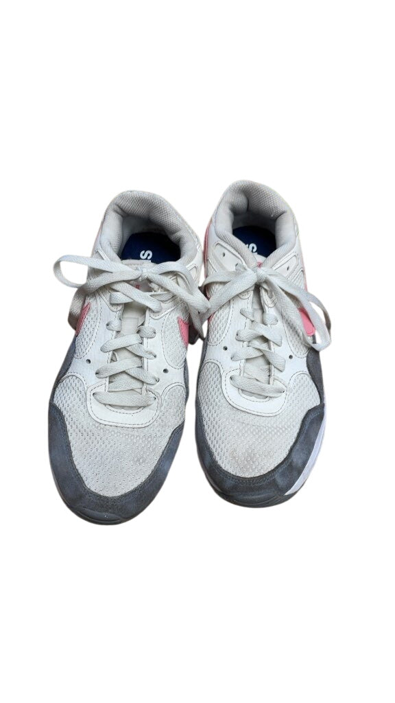 Nike White and Pink Sneakers - Size 7