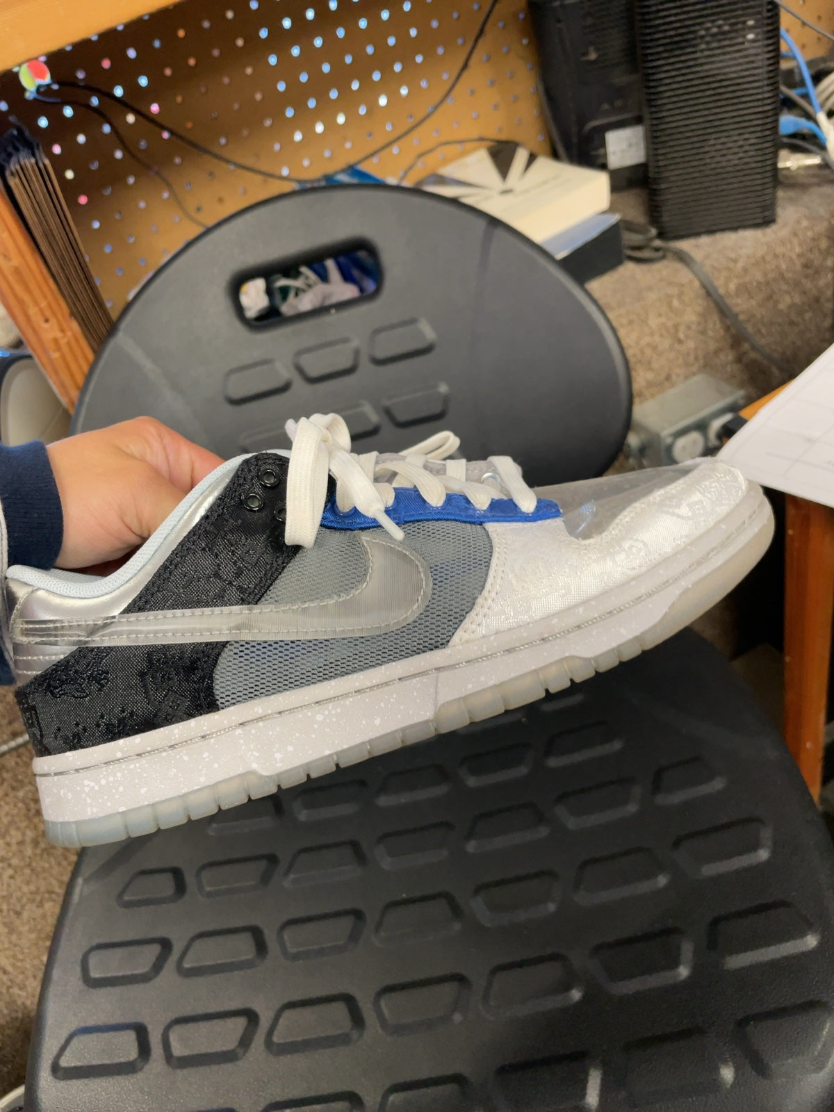 Nike x Clot Dunk Low "What The" Sneakers - Size 6