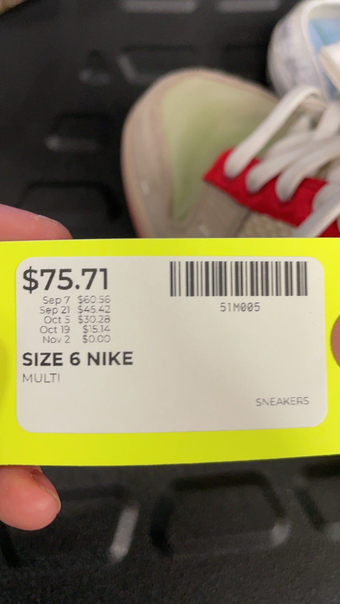 Nike x Clot Dunk Low "What The" Sneakers - Size 6