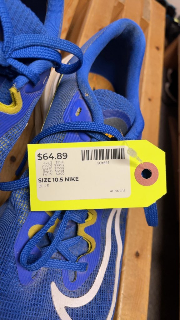 Nike Zoom Fly Running Shoes - Blue - Size 10.5