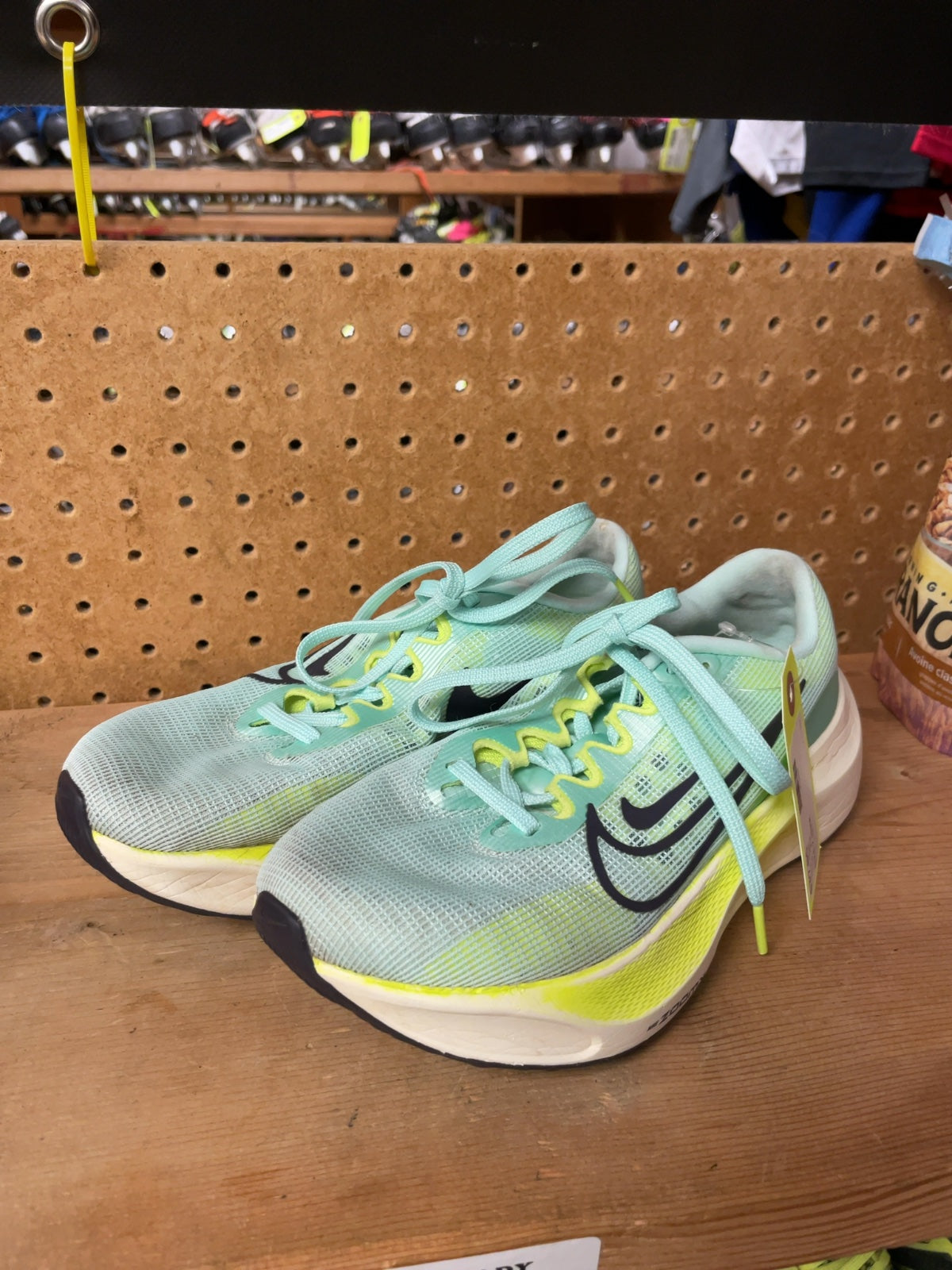 Nike Zoom Fly Size 7 Blue/Green Running Shoes