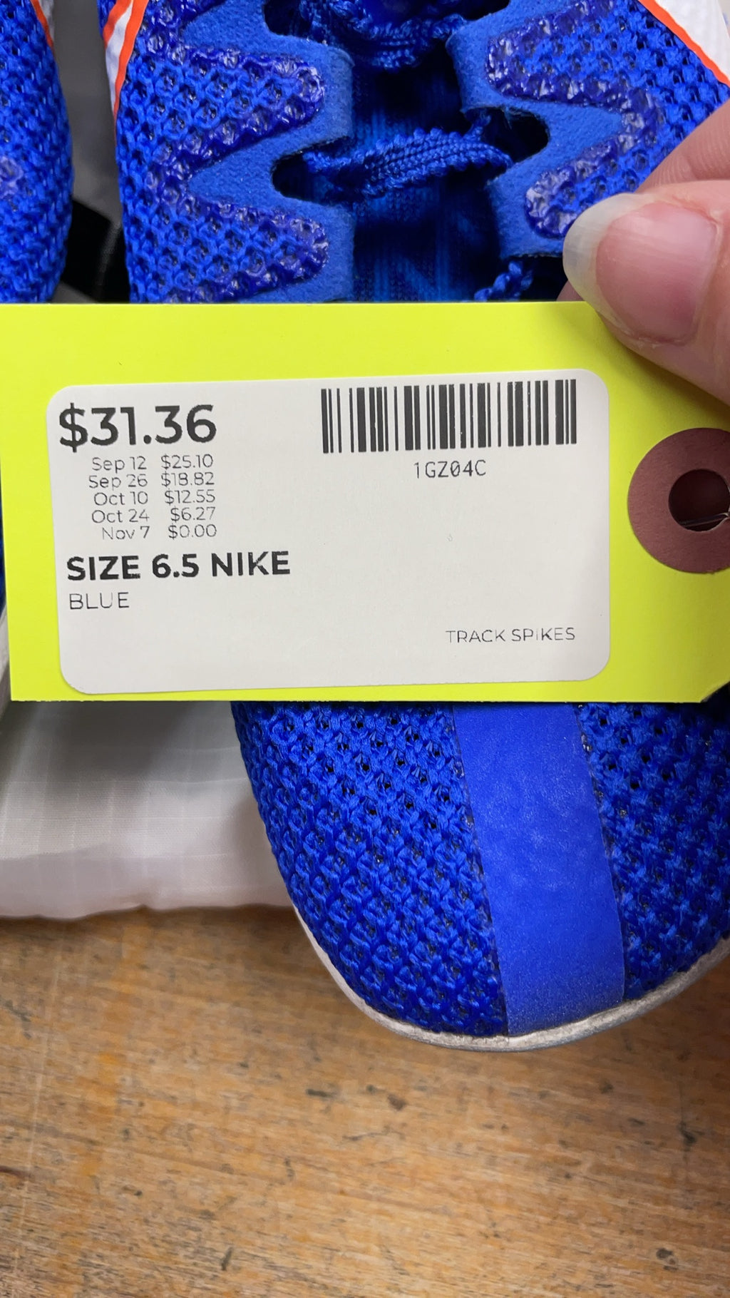 Nike Zoom Rival D Size 6.5 Track Spikes