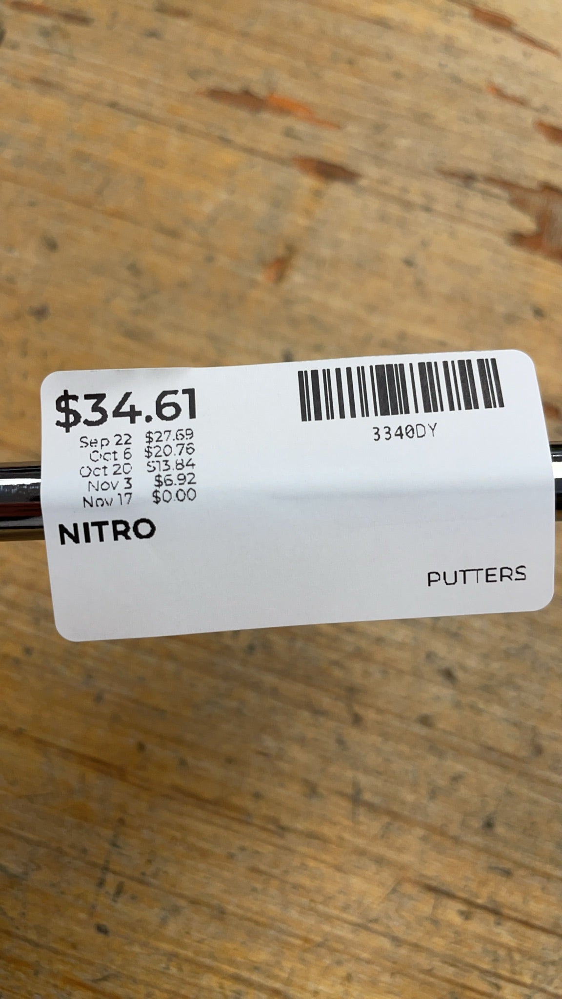 Nitro Mallet Putter