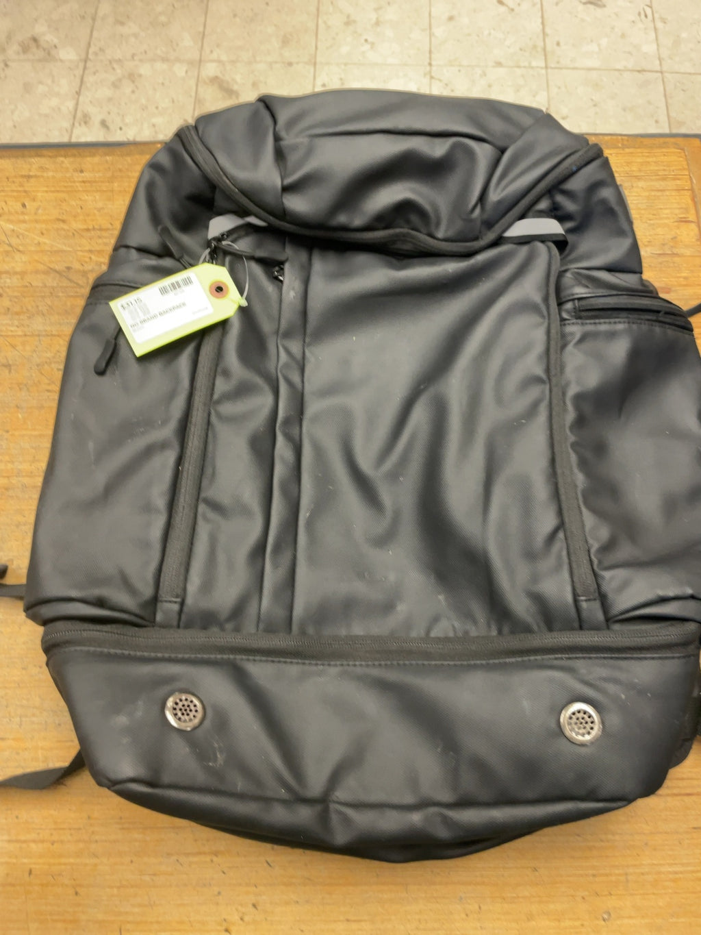 No Brand Backpack Black with Laptop Sleeve