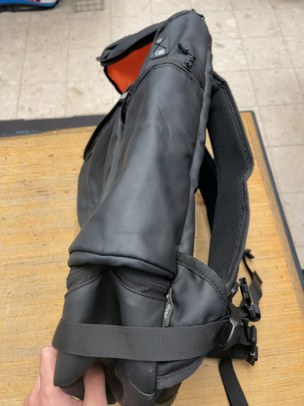 No Brand Backpack Black with Laptop Sleeve
