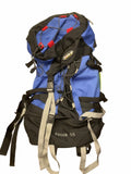 North 49 Focus 55L Blue/Black Backpack