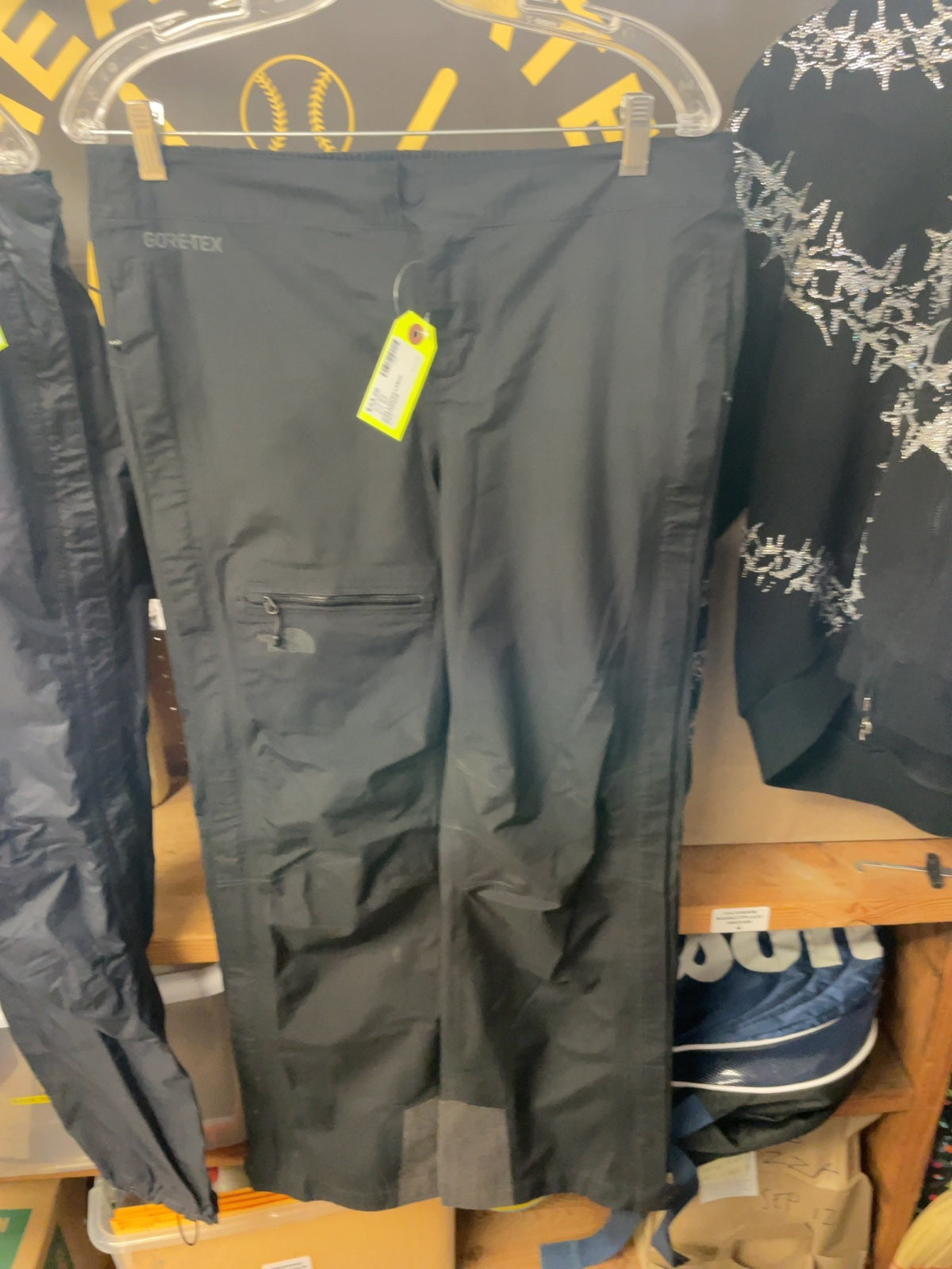 North Face Gore-Tex Rain Pants Ladies Large Black