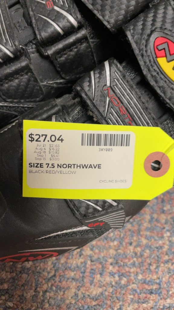 Northwave Raptor Cycling Shoes - Size 7.5