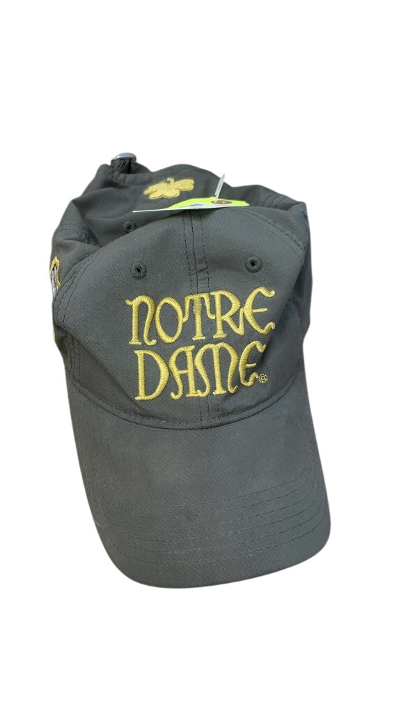 Notre Dame Fighting Irish Adjustable Hat - Green/Yellow
