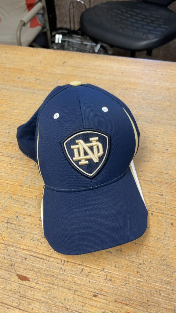 Notre Dame Navy Baseball Hat