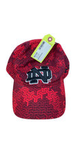 Notre Dame Red Geometric Pattern Hat