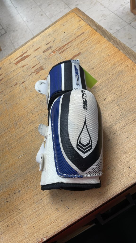 NXT Comp XT Senior Large Hockey Elbow Pads - White/Blue