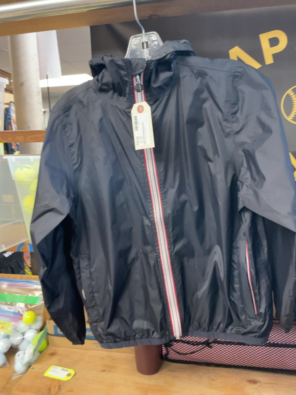 O8 Rain Jacket 10Y Black