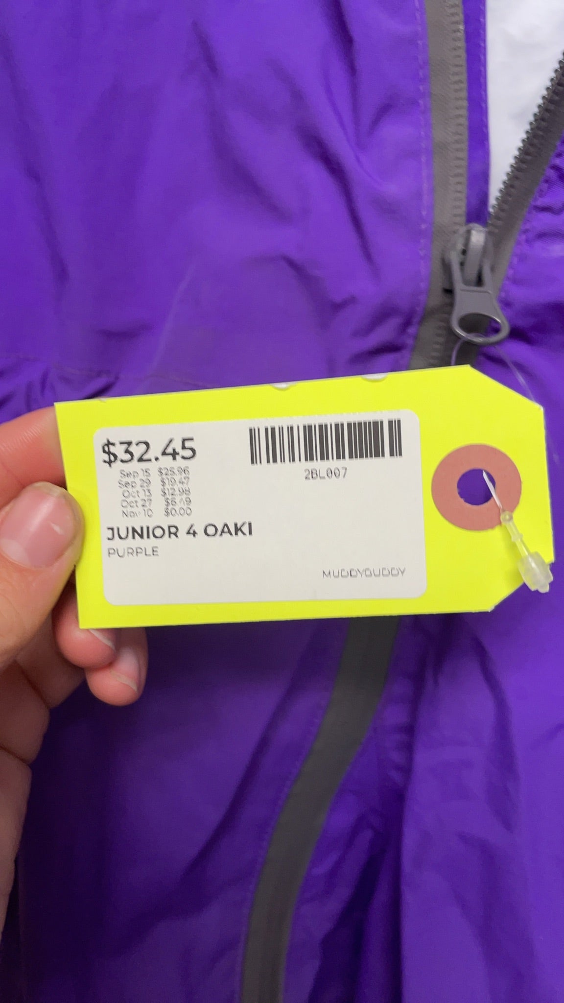 Oaki Muddy Buddy Junior 4 Rain Suit