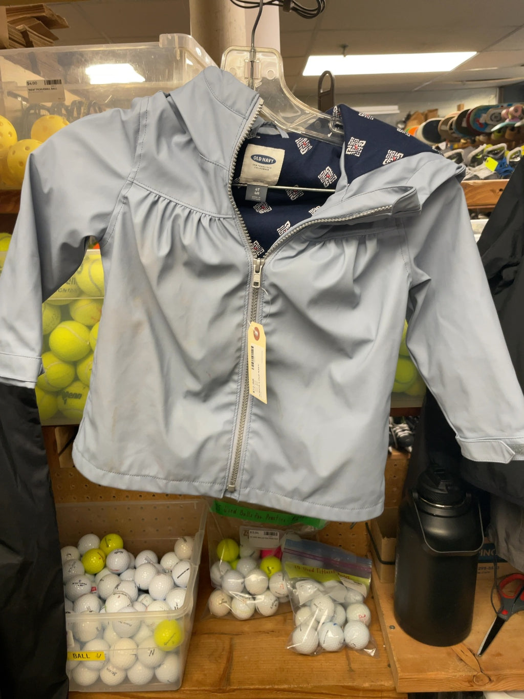 Old Navy Jacket Shell 4T Light Blue