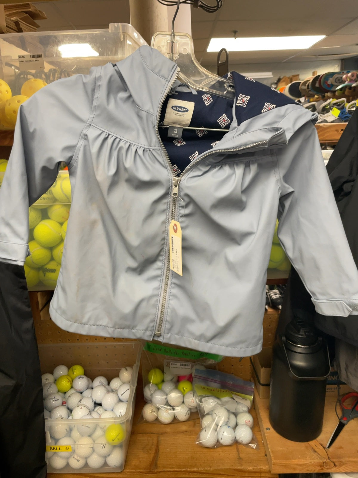 Old Navy Jacket Shell 4T Light Blue
