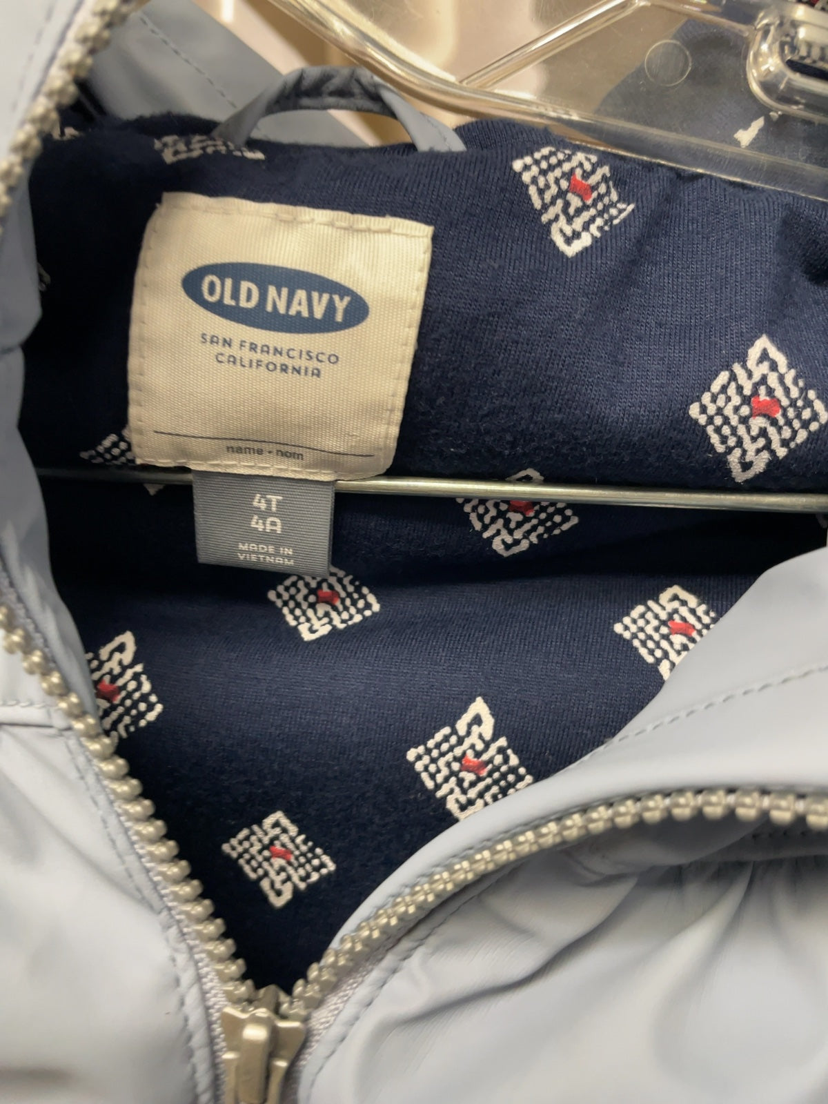 Old Navy Jacket Shell 4T Light Blue
