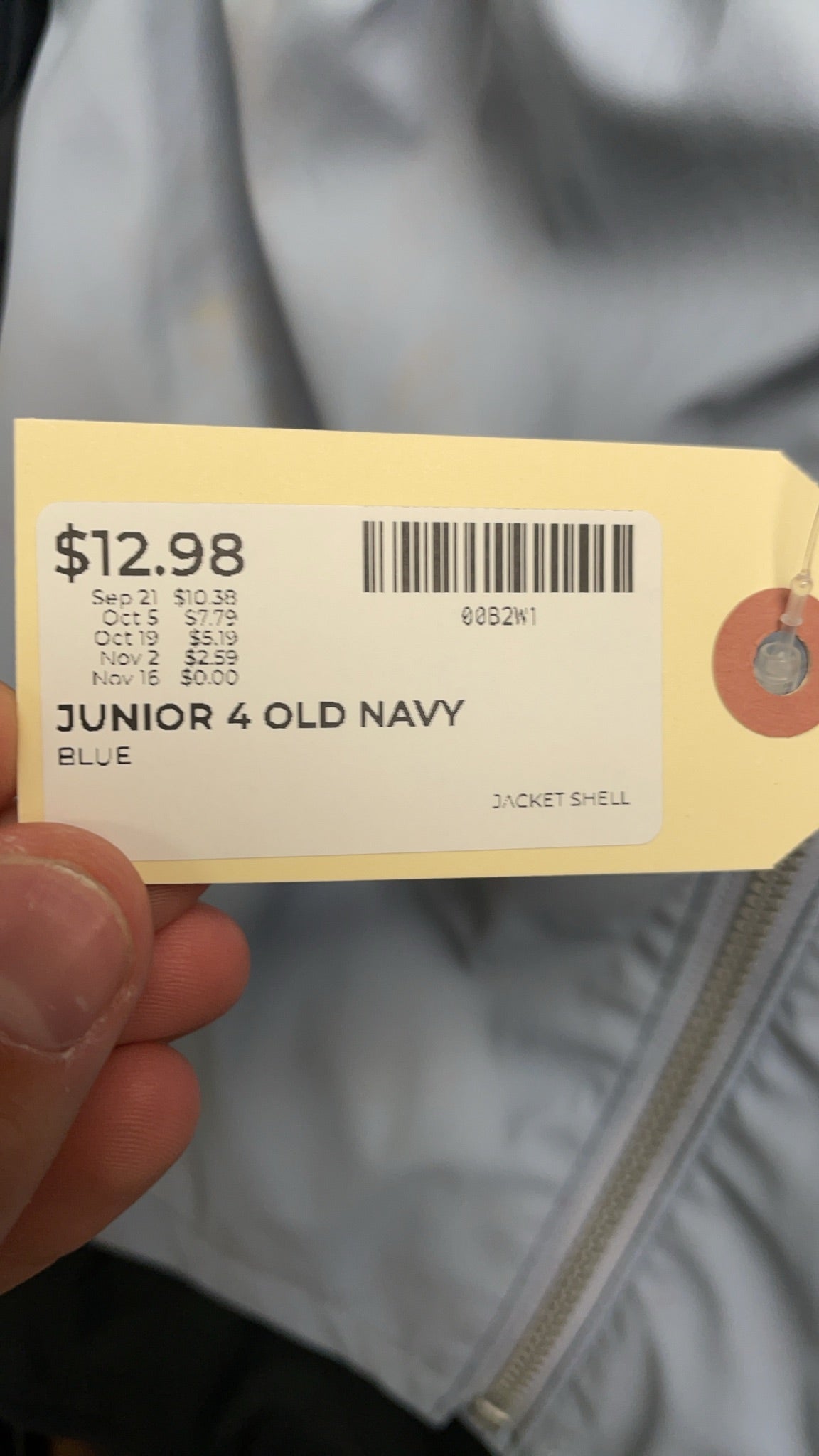 Old Navy Jacket Shell 4T Light Blue