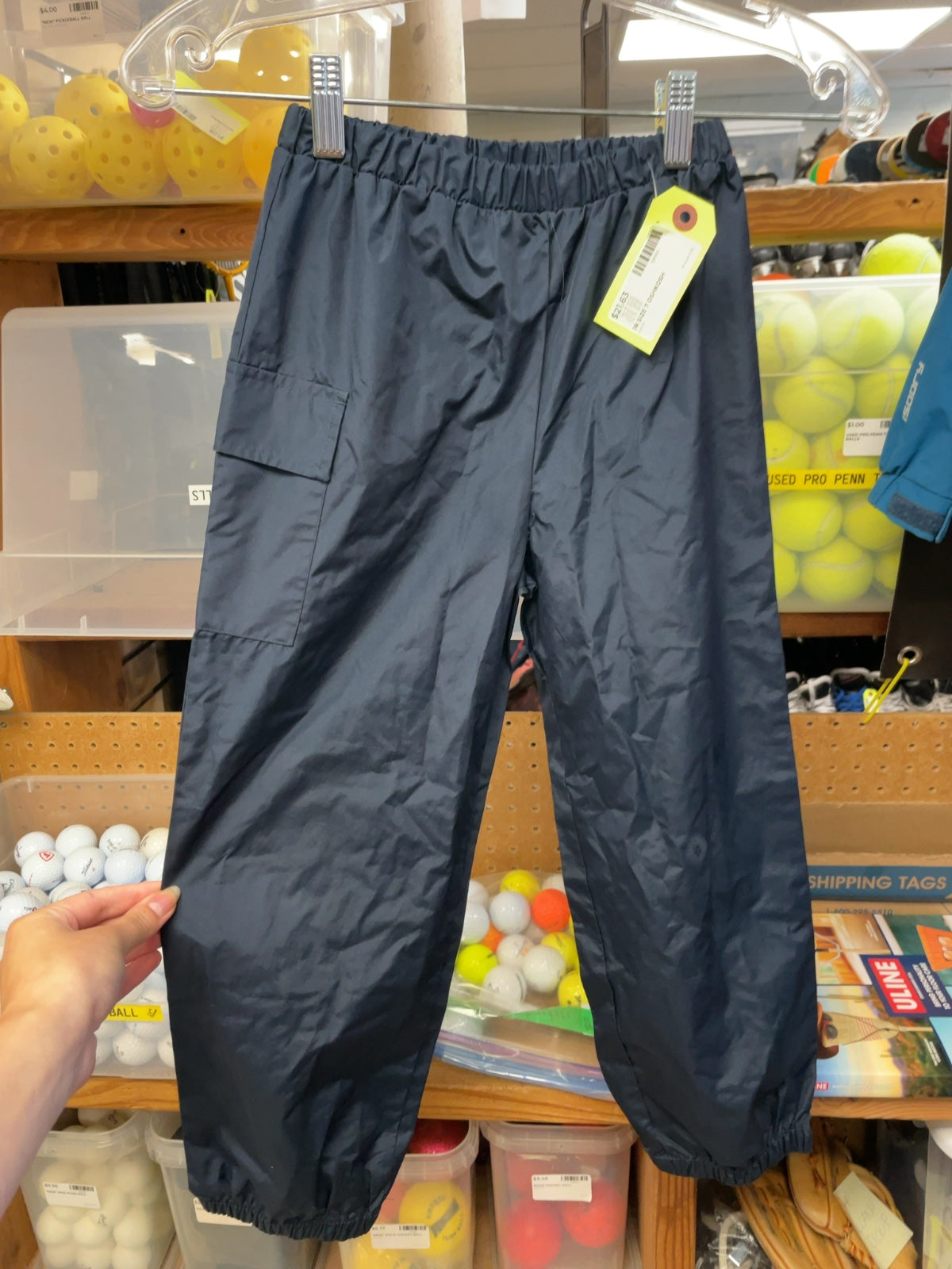 OshKosh Rain Pants Size 7 Navy
