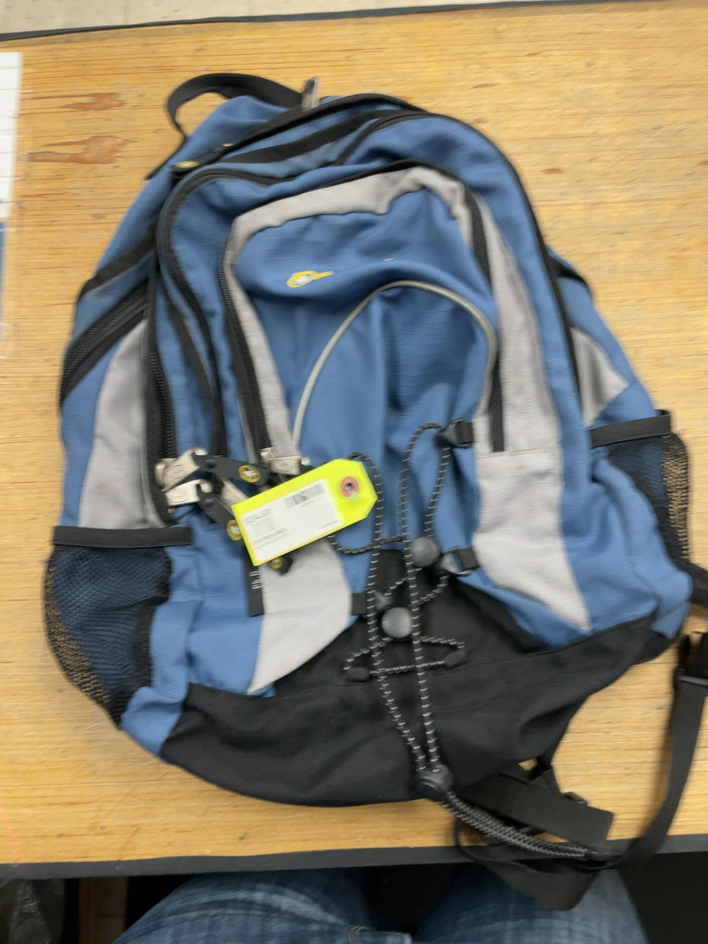 Outbound Blue/Black/Grey Backpack