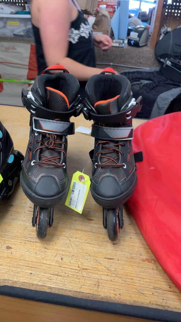 Oxelo Adjustable Inline Skates Size 6-9