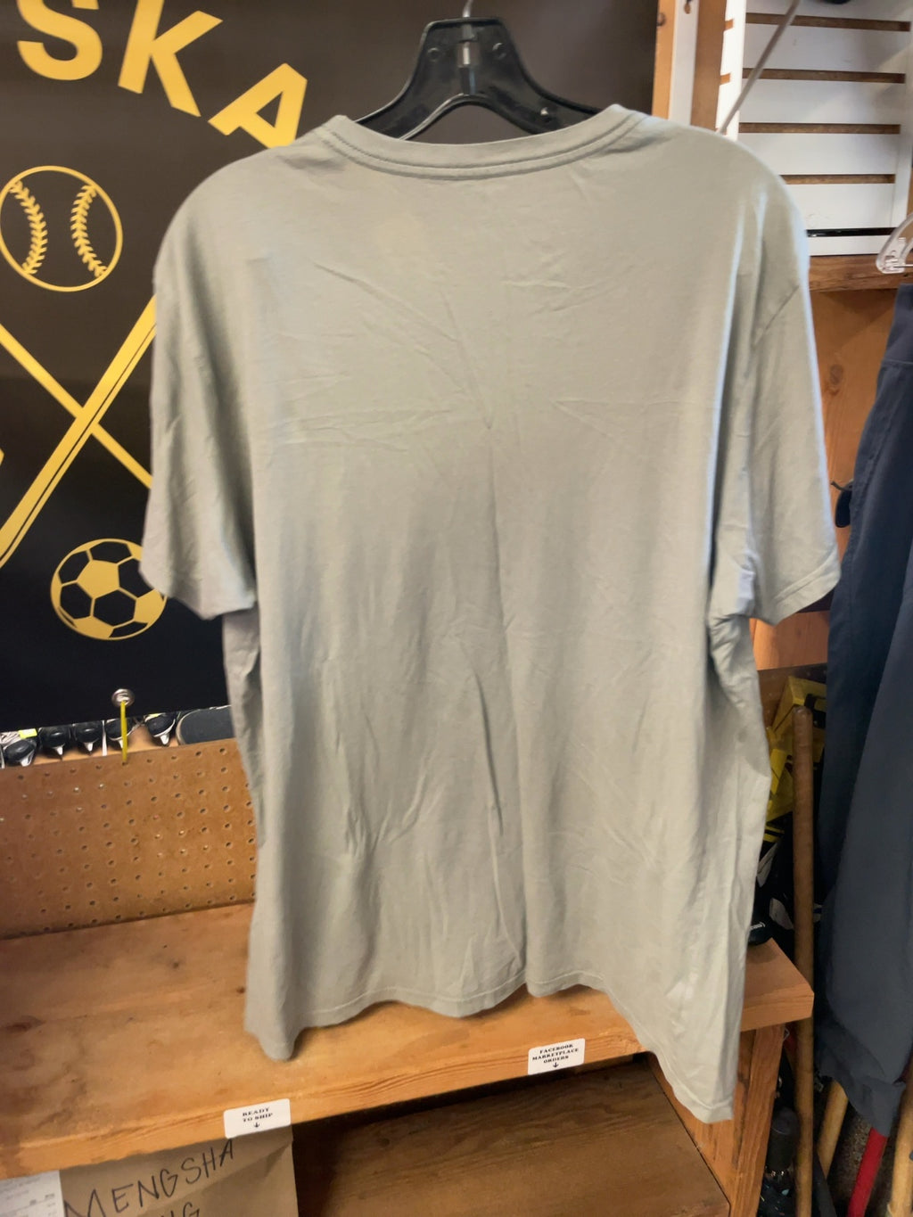 Patagonia Bear Logo Slim Fit Organic Cotton T-Shirt - Grey - XL