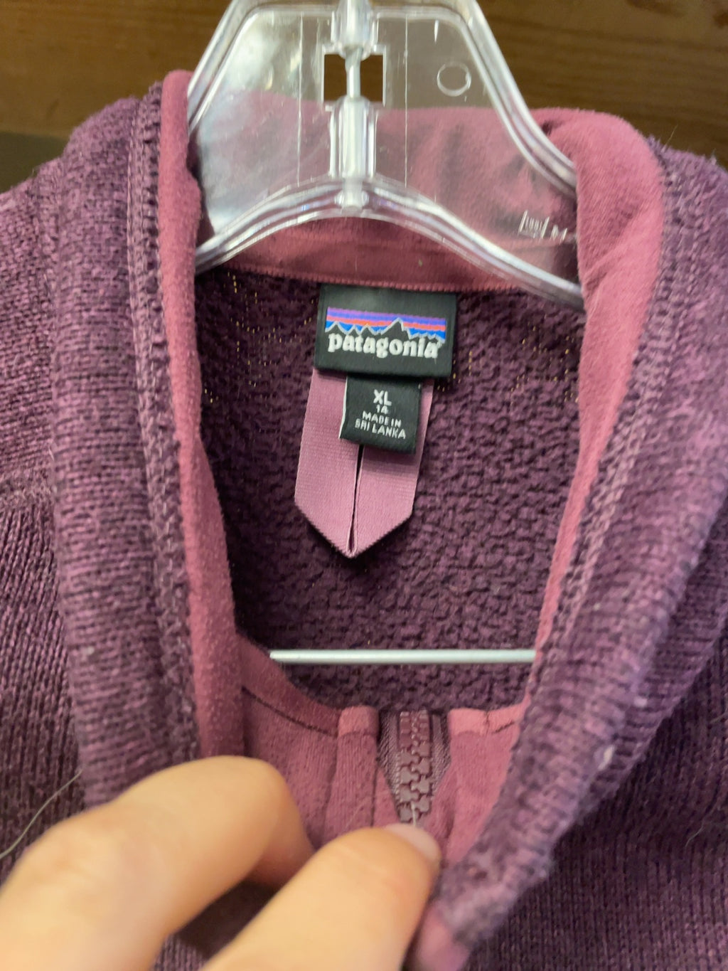Patagonia Better Sweater Full-Zip Jacket Size JR 14 Purple