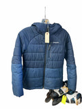 Patagonia Insulated Hooded Jacket Size 12 Navy