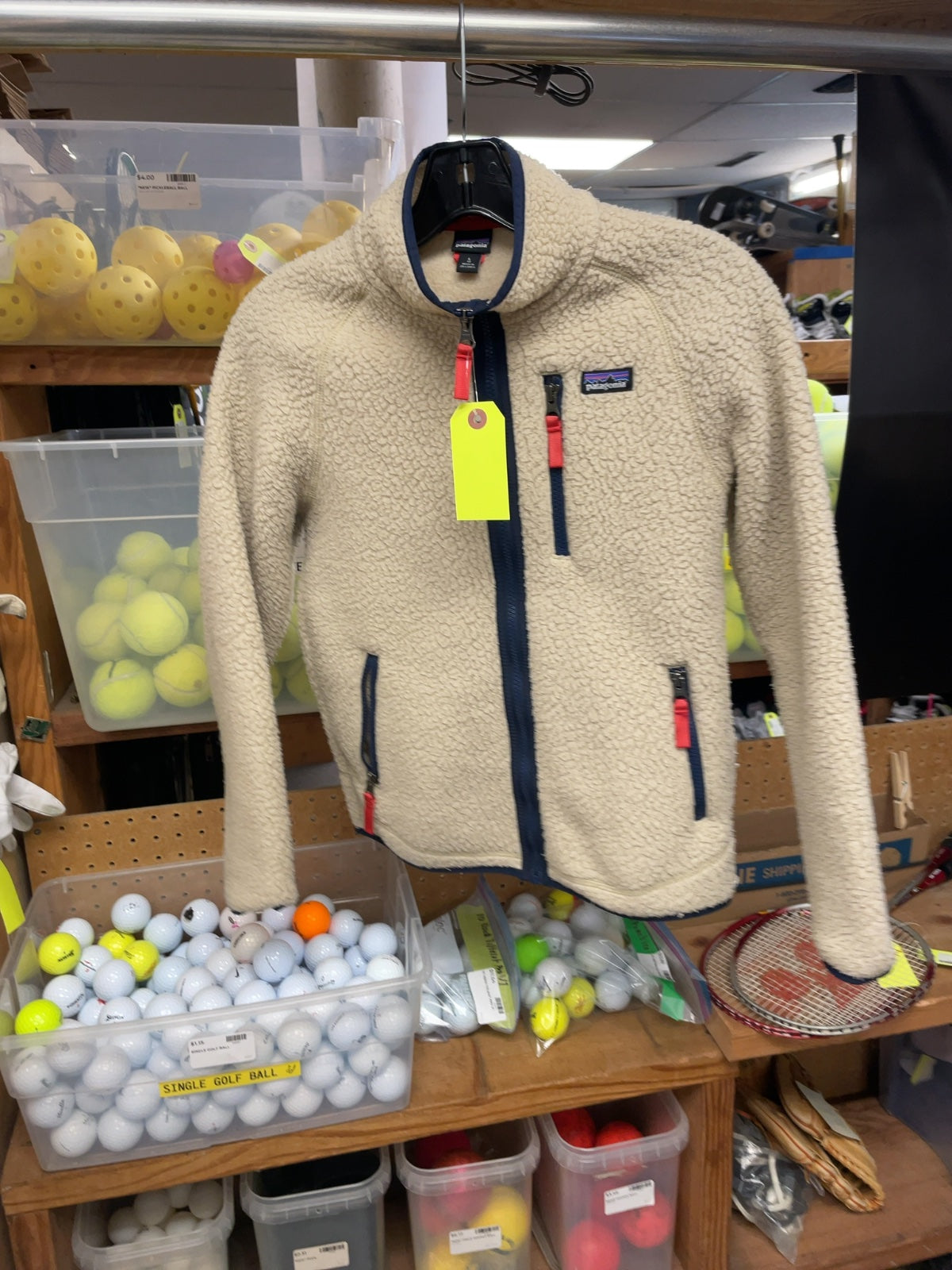 Patagonia Retro-X Fleece Jacket Size 12 Cream