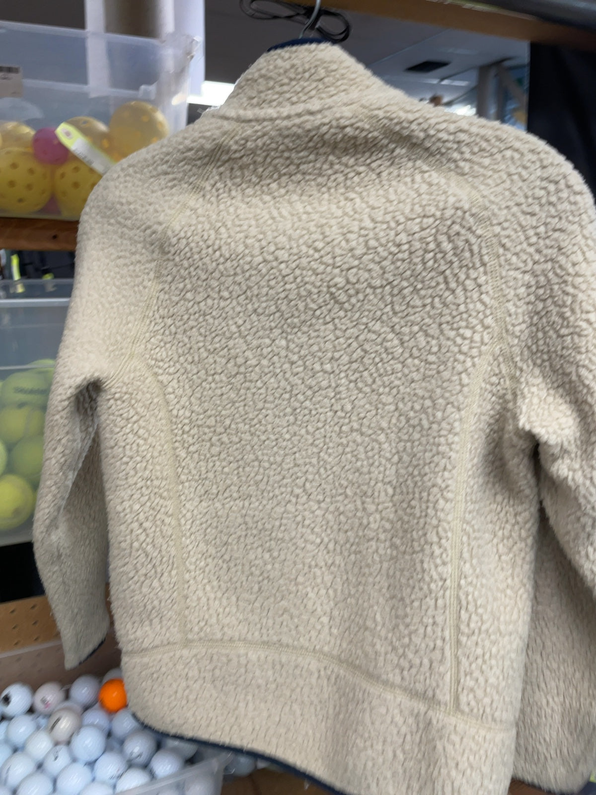 Patagonia Retro-X Fleece Jacket Size 12 Cream