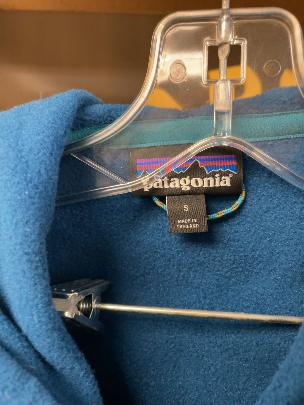 Patagonia Shelled Synchilla Hoody Size S Blue