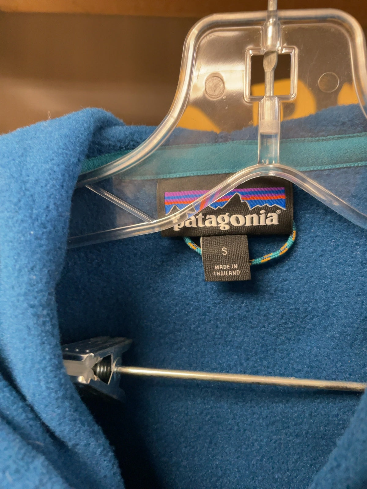 Patagonia Shelled Synchilla Hoody Size S Blue
