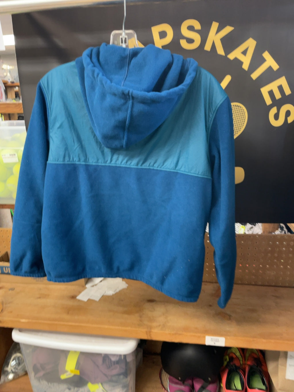 Patagonia Shelled Synchilla Hoody Size S Blue