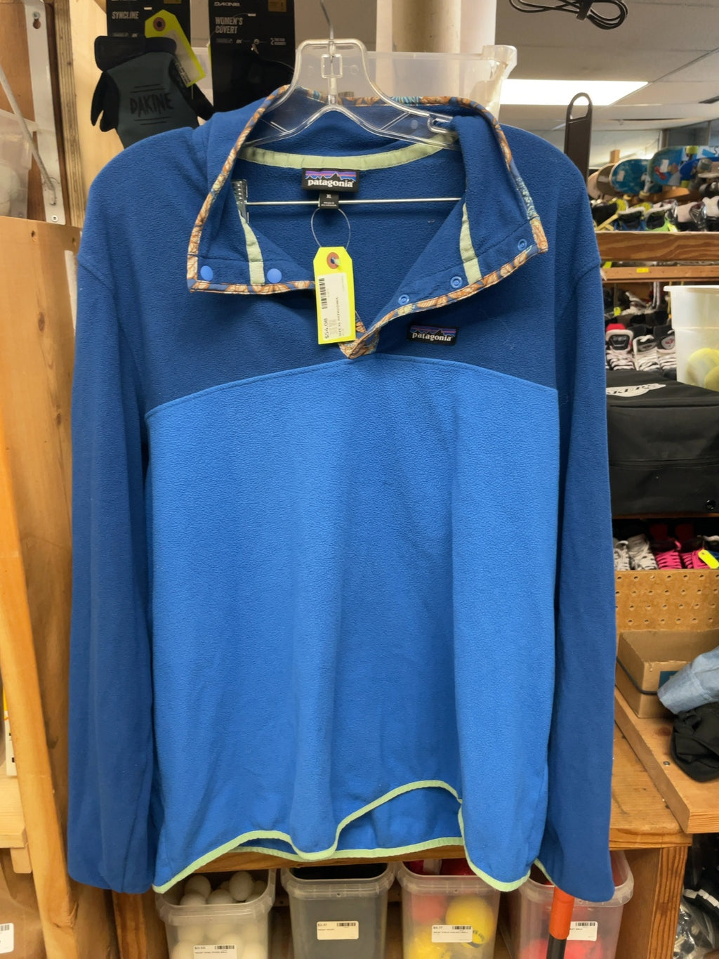 Patagonia Synchilla Snap-T Fleece Pullover Size XL Blue