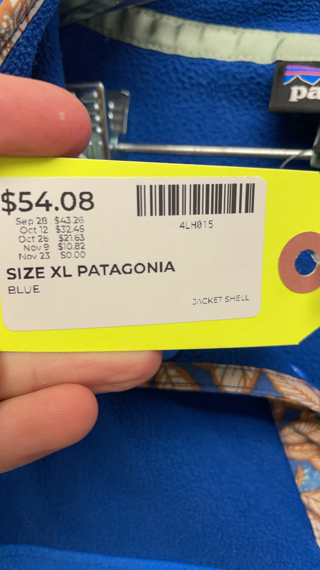 Patagonia Synchilla Snap-T Fleece Pullover Size XL Blue