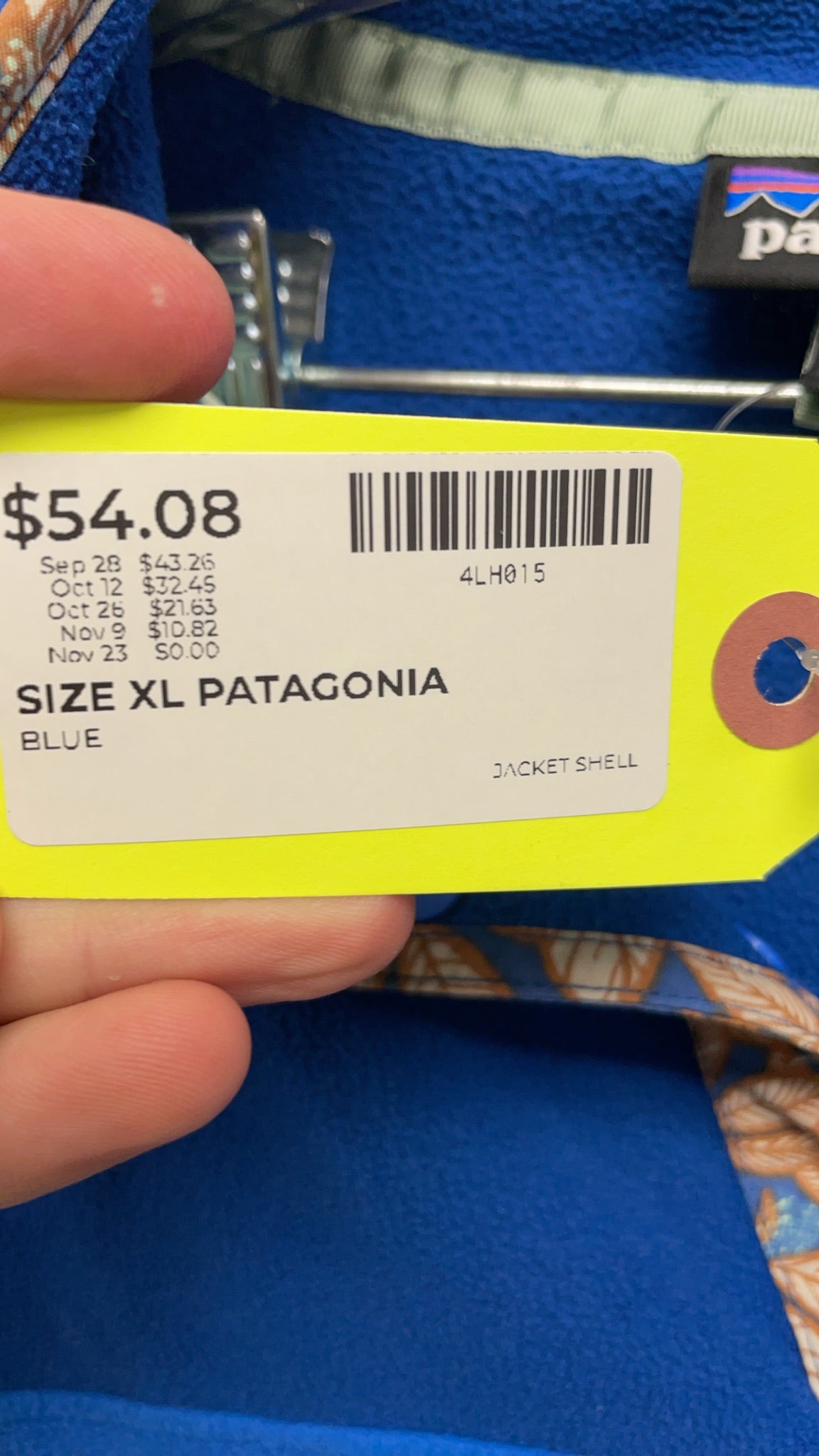 Patagonia Synchilla Snap-T Fleece Pullover Size XL Blue