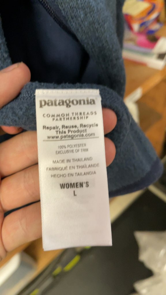 Patagonia Women's Better Sweater Full-Zip Fleece Jacket - Blue - Large