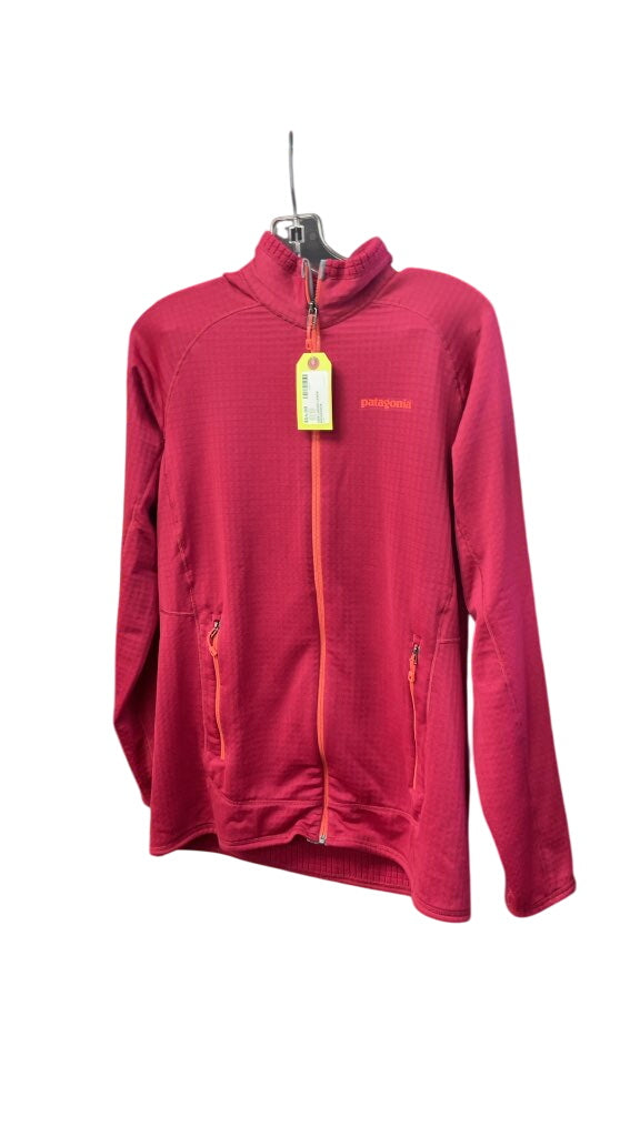Patagonia Women's Pink Full-Zip Grid Fleece Jacket