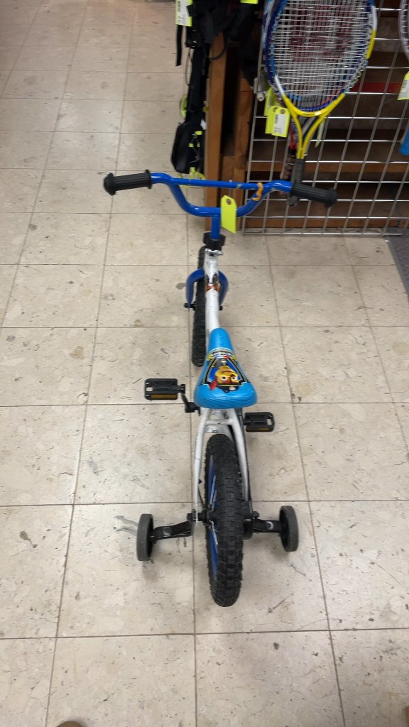 Paw Patrol Chase Kids Bike with Training Wheels