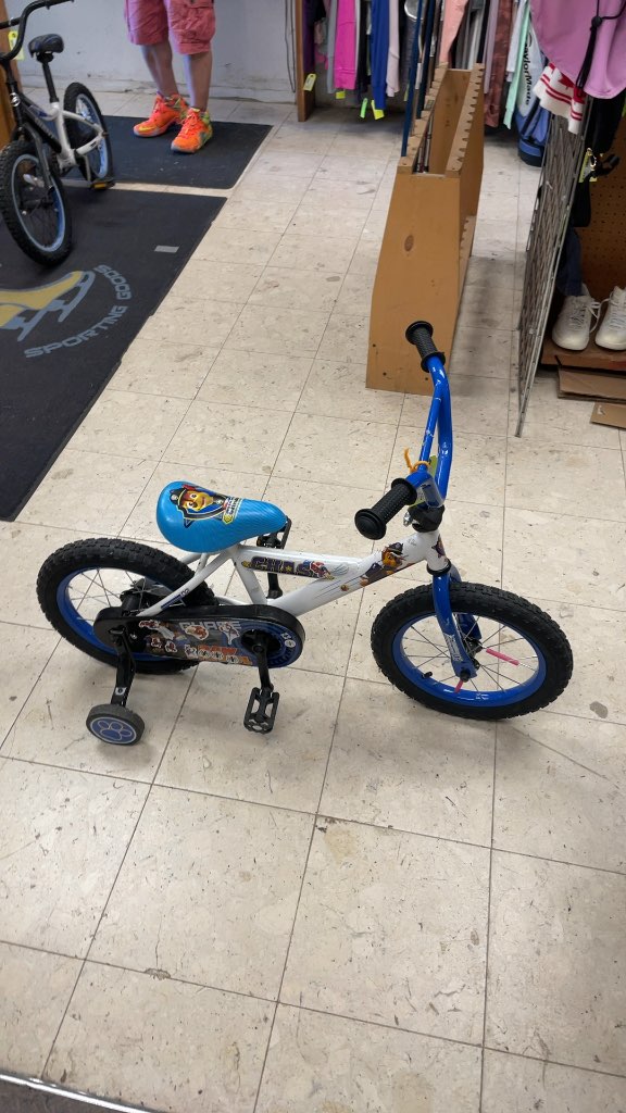 Paw Patrol Chase Kids Bike with Training Wheels