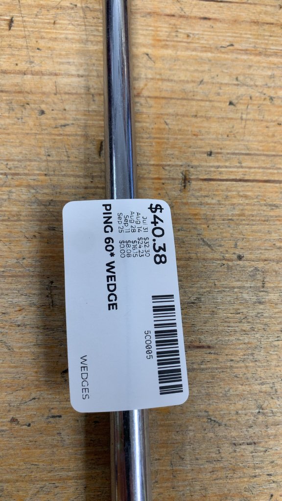 Ping 60° MB Wedge