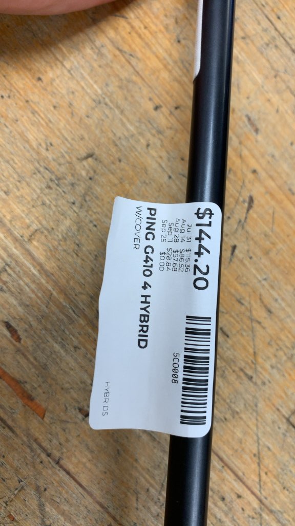 Ping G410 4 Hybrid Golf Club