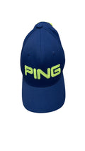 PING Golf Hat - Navy Blue & Lime Green