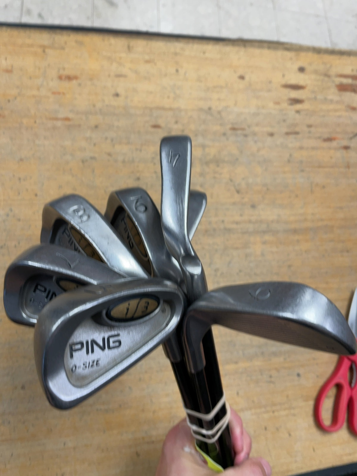 Ping i3 O-Size Iron Set 4-9 + Sand Wedge - Graphite Regular Flex
