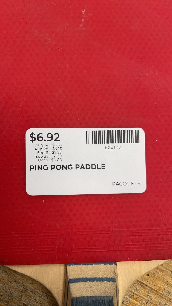 Ping Pong Paddle