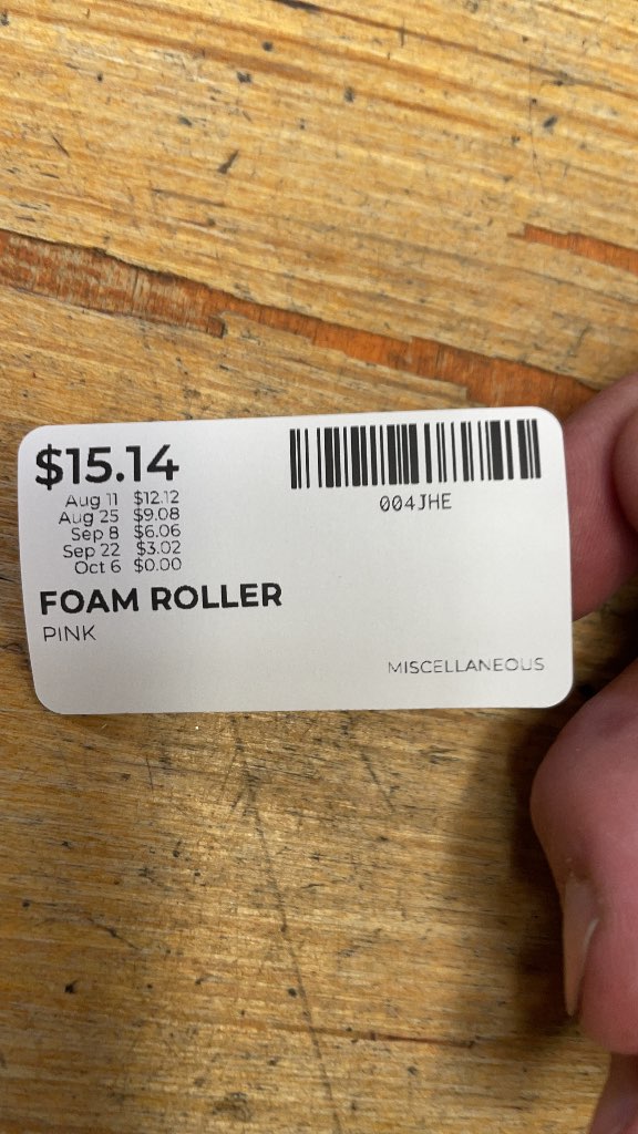 Pink Textured Foam Roller
