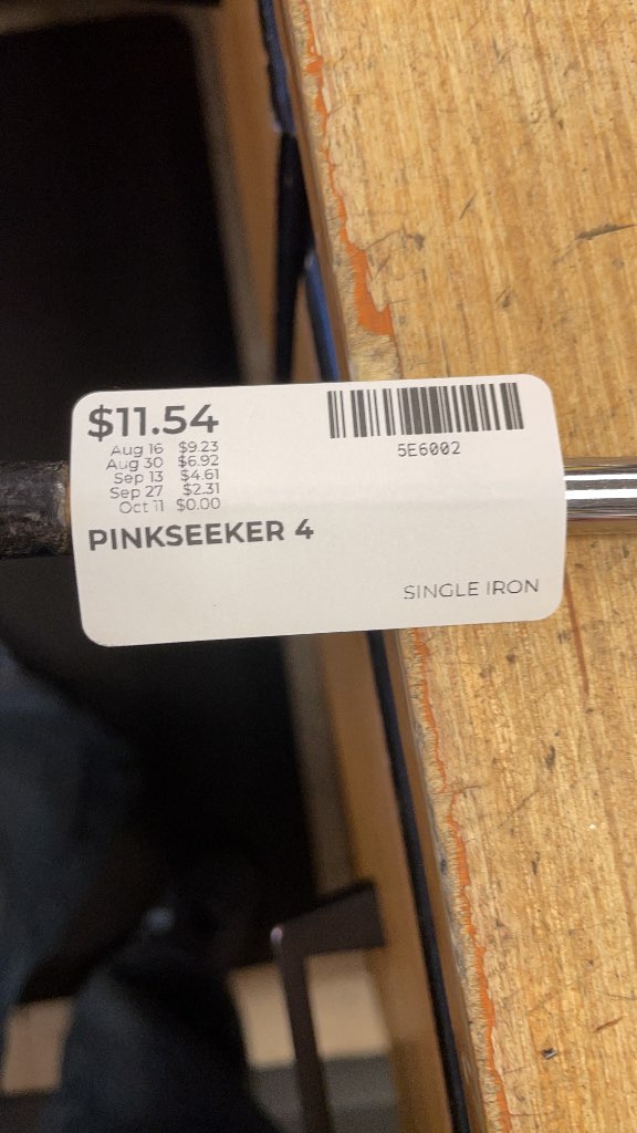 Pinkseeker 4 Single Iron