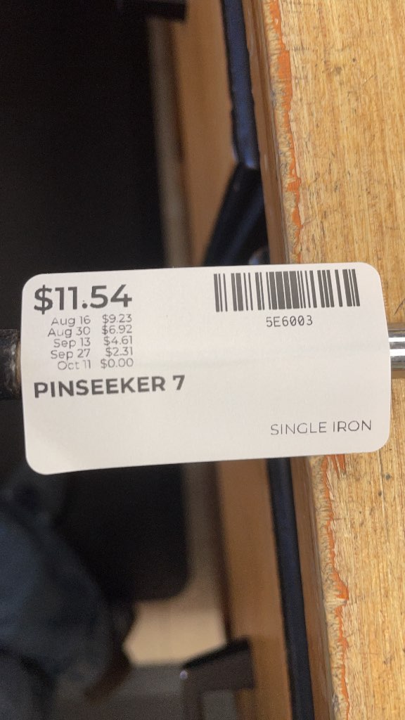 Pinseeker 7 Single Iron